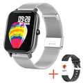  Silver strap black case